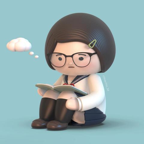 張芸嘉 - 學生 造型人物設計 3D建模