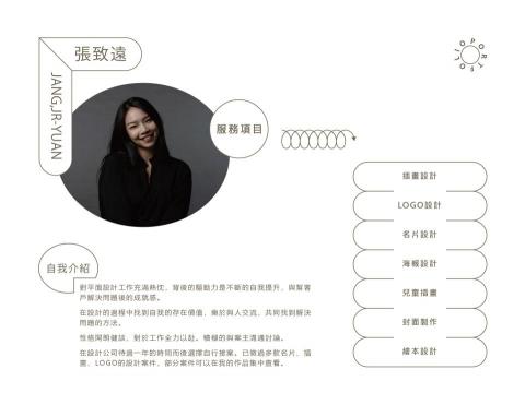 張致遠 - 自我介紹
作品集連結:https://www.behance.net/zxc12320709313