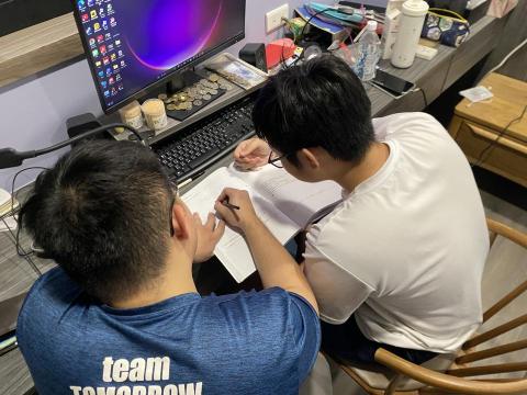 帆帆數學急救班 - 爸媽朋友的小孩教學2