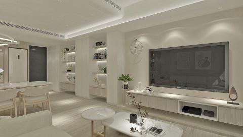 NC設計 - 3D建模+渲染 - 韓系奶油風