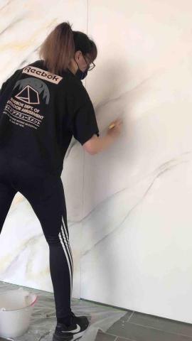 NA LA LUI - 手繪牆面大理石紋