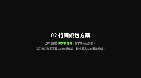 當前數位行銷 - 200+專案執行經驗｜行銷統包｜新聞稿｜企劃｜廣告｜看板
歡迎查看公司簡介：https://reurl.cc/9b7DKa