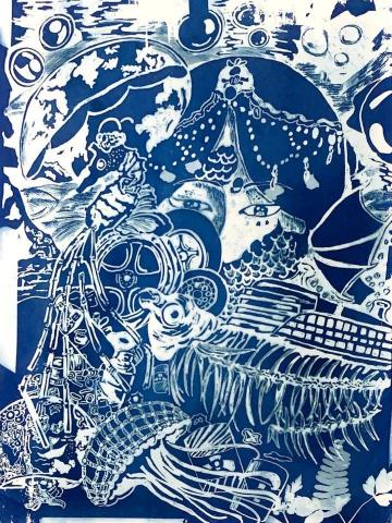 黃Greta-繪畫接案 - 藍晒創作