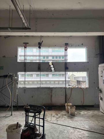 宏御企業社 - 科技廠新設機台吊掛口切割工程