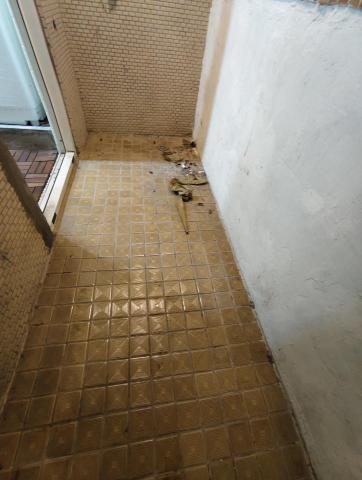 潘彼得 - 客戶陽台地板清洗前