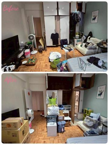 左手的室野 - 搬家一條龍：舊家打包分租套房，+ 共用廚房，提早規劃 + 採買收納品，上午搬運，下午輕鬆入住。