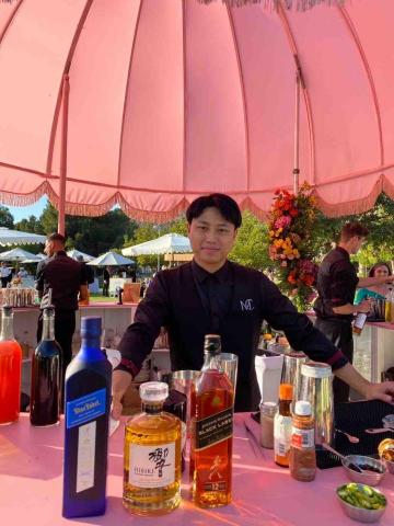 花式調酒師陳武良 - 2025洛杉磯婚宴派對調酒服務