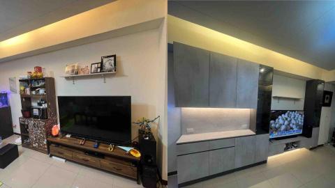 富創系統櫥櫃 - 更新後的電視櫃！！