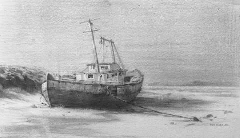 Han studio  邱柏翰 - 船隻素描習作

從立體透視框架開始，
一步步構出船體比例、視角、空間深度

想畫出有空氣感與結構感的素描？這堂課會教你從草圖到完整光影
歡迎私訊了解課程內容與時段