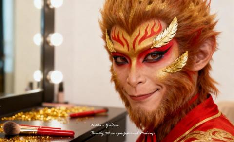 靚芊美學 Beauty More - 萬聖節cos妝髮-悟空