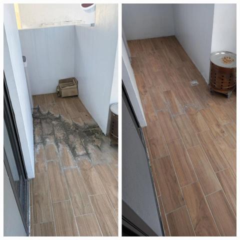 到府居家清潔黃小妤 - 陽台刷洗對比