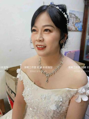 Jessie x studio潔莃工作室/彩妝造型/半永久紋 - 新娘妝髮