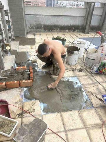 福赫防水工程行 - 屋頂防水 施作 挖除先補水泥 後防水