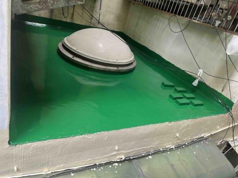 福赫防水工程行 - 天井做PU 防水114.11.27.