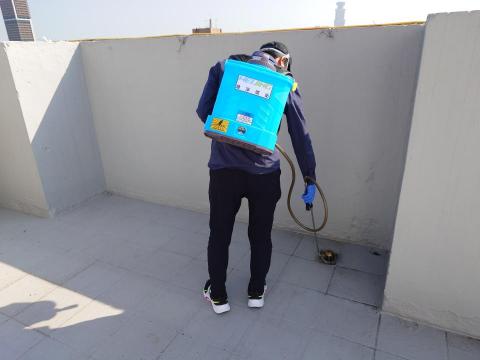 濰淨環衛有限公司 - 大樓頂樓落水頭蟲害防治