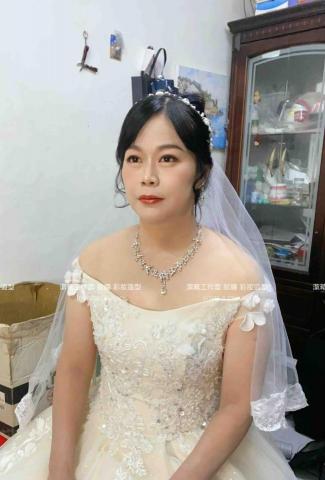 Jessie x studio潔莃工作室/彩妝造型/半永久紋 - 新娘造型妝髮