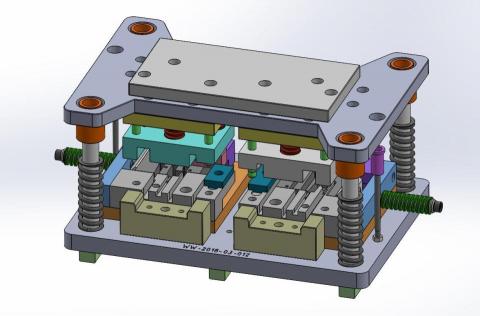 TANG 3D製圖 - 沖壓模具組合 
