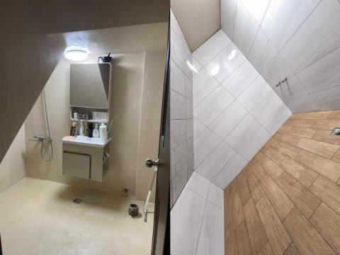 林政翰（宇宏工程） - 浴廁磁磚翻修 對照圖