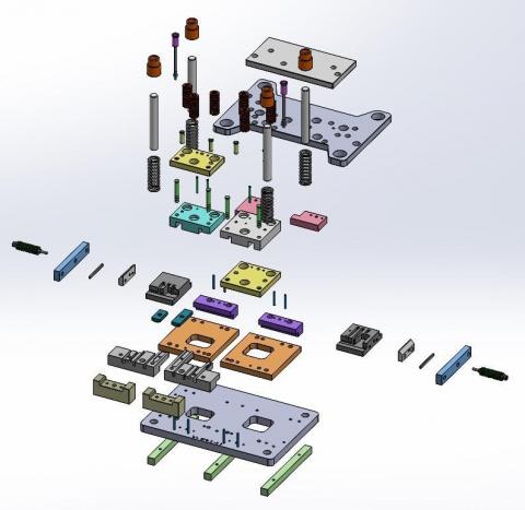 TANG 3D製圖 - 組合件爆炸