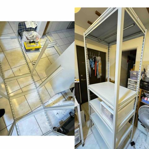 慶 傢俱組裝 - 12/10板橋（淘 鐵架組