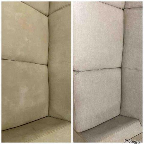 淨眠生活工作室 - 沙發清洗前後