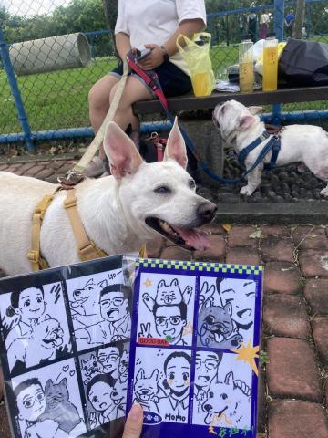 王歆評 - 現場似顏繪