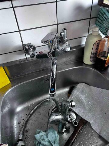 林紘緯 - 廚房水龍頭更新