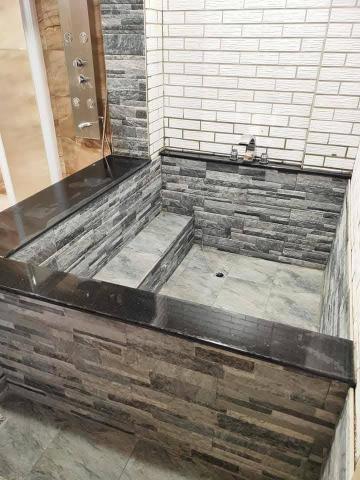 富晟居家修繕工程 - 陽台改建日式風格的浴缸