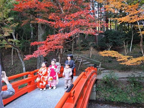 舛本先生 - 小國神社にて「七五三(しちごさん)」