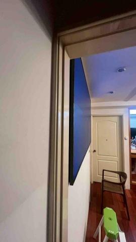 范范 - 家中餐廳三星75吋零間隙壁掛架（側面圖）