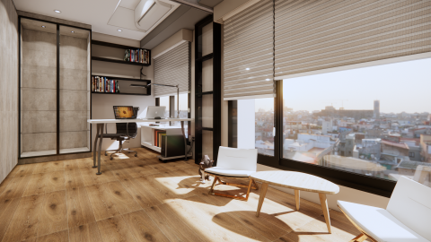 室杰設計室內裝修有限公司 - 新莊中央路放空~曬暖陽空間