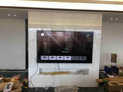 馬璽皓 - 75吋電視大理石內崁框壁掛