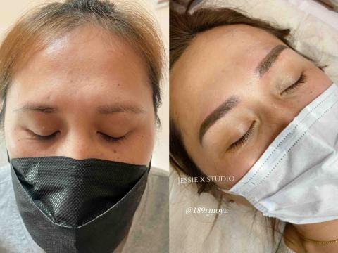 Jessie x studio潔莃工作室/彩妝造型/半永久紋 - 改紅眉及眉型調整