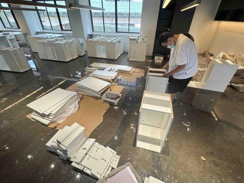 永亨達工程行 - 公司傢具組裝