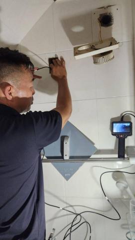 良寓水管企業社 - 內視鏡查漏作業