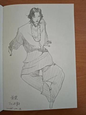 資深美術家教 芳棠 - 鉛筆人物速寫（我畫我的朋友）