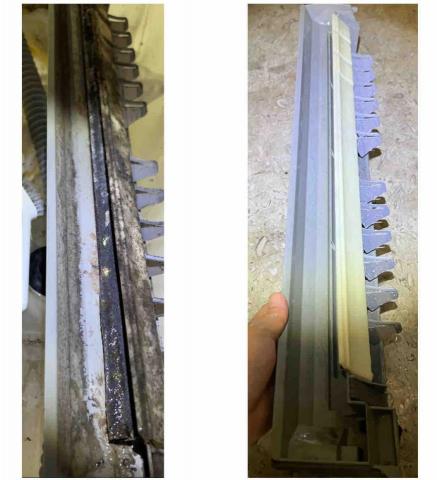 張祐旗 - 冷氣水盤前後照片