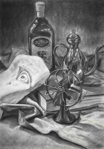 周鑫辰 - 炭筆靜物示範