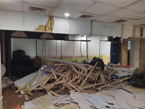 鈞週到企業行 - 拆除作業後