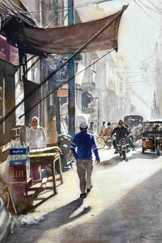 周鑫辰 - 水彩風景示範