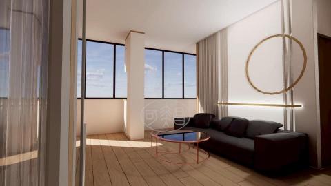 楊琪廷 - 客廳設計3D效果圖