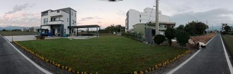 悠然景觀有限公司 - 五結 民宿草皮鋪設