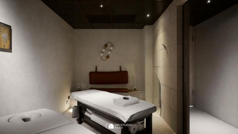 米氏室內裝修設計 - 在車水馬龍的都市裡，靜靜築起一處療癒的室內空間，灰階立面如夜幕低語，鏡面天花倒映出片刻安穩，藝術裝置在材質與色彩間緩緩流轉。