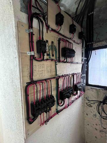 嘟泉水電工程 - 無開關箱電器室配置