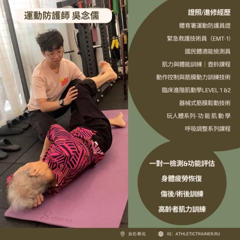 萬華壺鈴教練推薦運動醫學專家-念儒