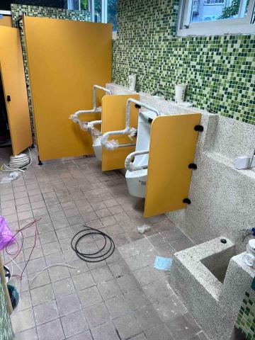 嘟泉水電工程 - 校園廁所衛浴設備安裝