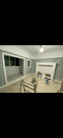 欣妮油漆 - 全室牆面歐風冷烤漆施作