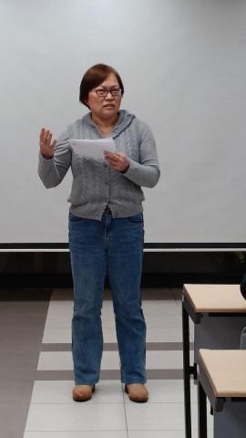 曾心怡 - 上課時的照片