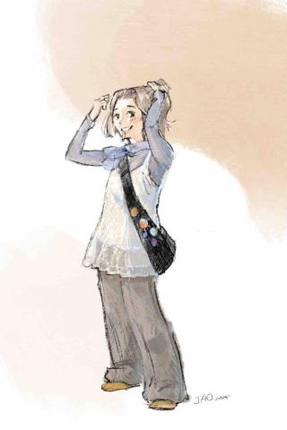 饒祐瑄 - 電繪人物