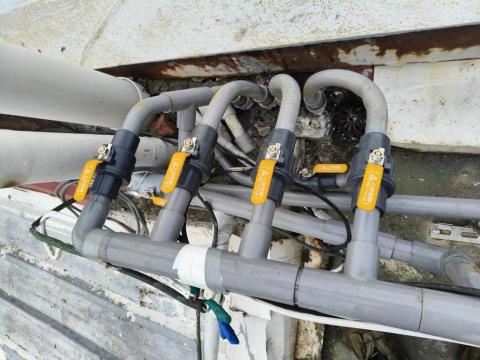 瑋成水電裝修工作室 - 施工後：全戶供水系統改管含水路加高固定